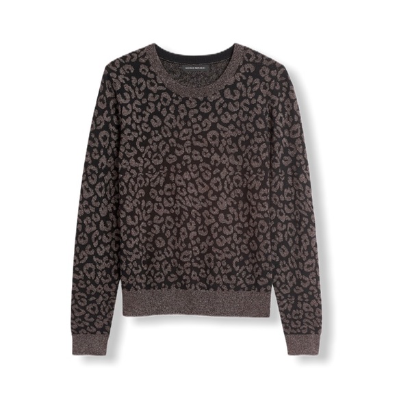Metallic Leopard Sweater (Large) - Picture 3 of 6